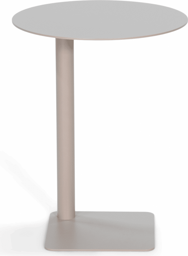 Udendørs sofabord/sidebord Spinder Design Sunny Ø40ÃH50 cm taupe stål